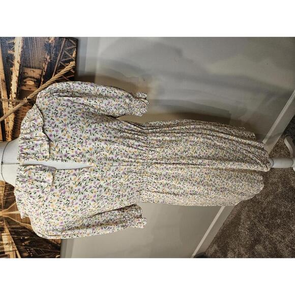 Wild Fable Floral Print Dress with Peter Pan Collar #74 - Picture 3 of 9